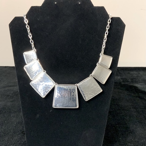 Chico’s Women’s Silver Collar Necklace - Picture 3 of 4